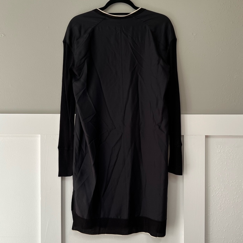 NWT Rag & Bone Long Sleeve Maude Silk Dress in Caviar - Picture 6 of 10